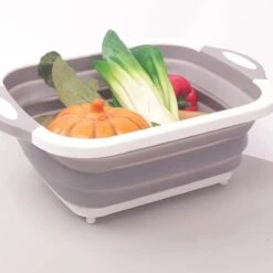 Snijplank - 3 In 1 - Wasbak - Spoelbak - Opvouwbare Afwasteil - Afwasbak - Opbergbak -Merkloos Winkel 1200x1200 3489