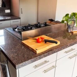 Industrial Living Snijplank Hout - Hakblok Met Lederen Lus Houder- Massief Beukenhout- Groot Formaat-3CM Dik -Merkloos Winkel 1200x1200 3563