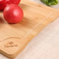 Snijplank Van Bamboe Met Sapgeul - Cutting Board - Hakblok - Groot Formaat - Luxe Design - Hout - 37x25x2cm -Merkloos Winkel 1200x1200 3577