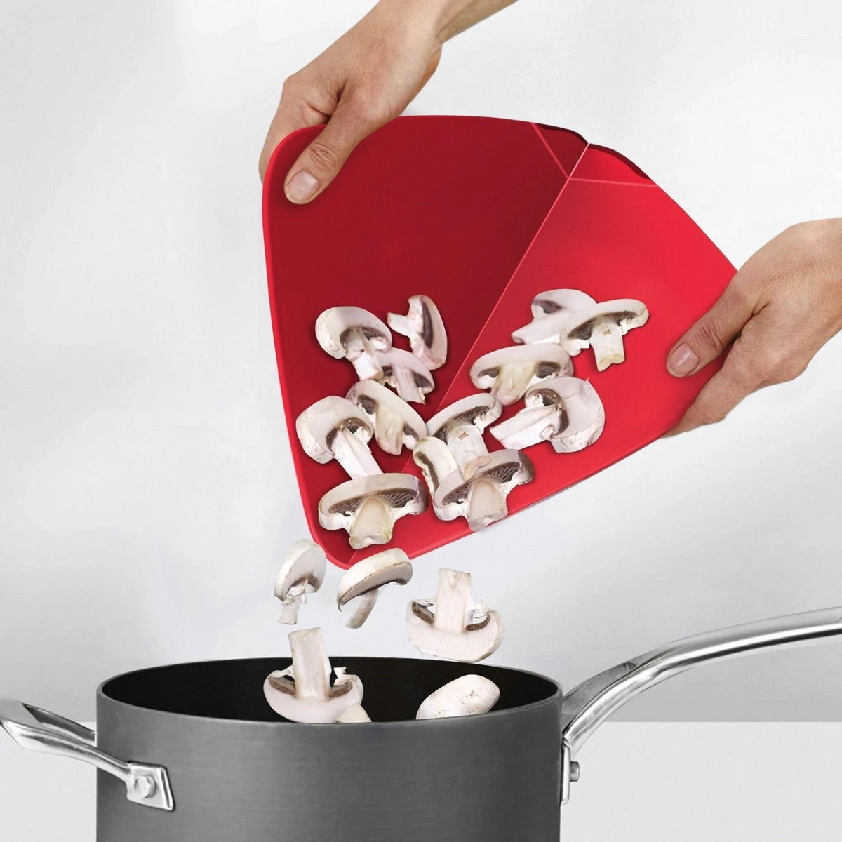 Snijplank - Opvouwbaar - Rood - Joseph Joseph | Duo 2 Snijplank - Opvouwbaar - Rood - Joseph Joseph | Duo - Afbeelding 2