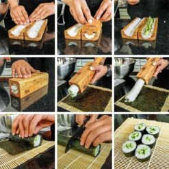 MikaMax Sushi Maker - Sushi Set - Sushi Bazooka - Sushi Machine - Bamboe -Merkloos Winkel 1200x1200 3639