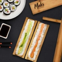 MikaMax Sushi Maker - Sushi Set - Sushi Bazooka - Sushi Machine - Bamboe -Merkloos Winkel 1200x1200 3642
