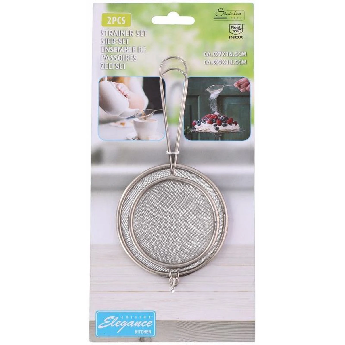 Keuken Zeefjes - 2 Stuks 2 Keuken Zeefjes - 2 Stuks - Afbeelding 2