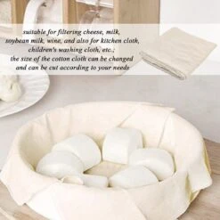 BOTC Kaasdoek - Passeerdoek - 95 X 90 Cm - 2 Stuks -zachte Neteldoek - Passeerdoek - 100% Linnen – Ongebleekt - Micromousseline -Merkloos Winkel 1200x1200 3767