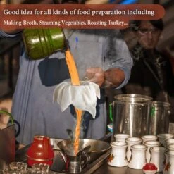 BOTC Kaasdoek - Passeerdoek - 95 X 90 Cm - 2 Stuks -zachte Neteldoek - Passeerdoek - 100% Linnen – Ongebleekt - Micromousseline -Merkloos Winkel 1200x1200 3770