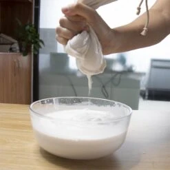 YUGN Kaasdoek Neteldoek Notenmelkzak - Ongebleekt Biologisch Katoen Met Verstevigde Naad - Voor Maken Van Oa Amandelmelk En Kaas - 35x35cm - Cadeau Tip -Merkloos Winkel 1200x1200 3783