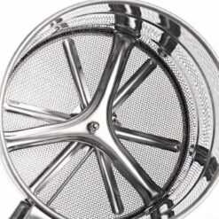 Professionele RVS Meelzeef - Bloemzeef - Poedersuikerzeef - Suikerzeef - Bakgerei - Stooier - Keuken Tafel -Roestvrij Staal - Draai Meel Zeef - Bloem Zeef - Poedersuiker Zeef - -Merkloos Winkel 1200x1200 3807