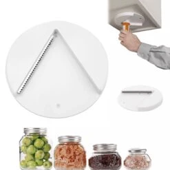 Megatrash Potopener - Dekselopener - Flessenopener - Universeel Opener - Ophangbare Allesopener - Blik Opener - Wit