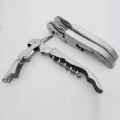 Kurkentrekker - Wijnopener - Bieropener - Kelnermes - Flesopener- Bierflesopener - Volledig RVS -Merkloos Winkel 1200x1200 3903