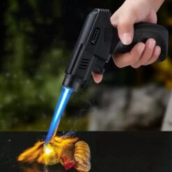 Black Turbo Gun Torch - Vuurwerk Aansteker - Stormaansteker - Gasbrander -Merkloos Winkel 1200x1200 3931