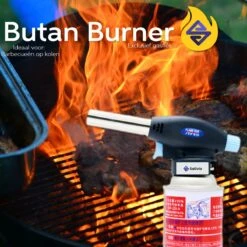Vivefly Kitchen Salivio Butan Burner - Universele Gasbrander Voor Creme Brulee, Keuken, Kamperen En Barbecue - Draagbare Butaan Brander - Kookgerei -Merkloos Winkel 1200x1200 3941