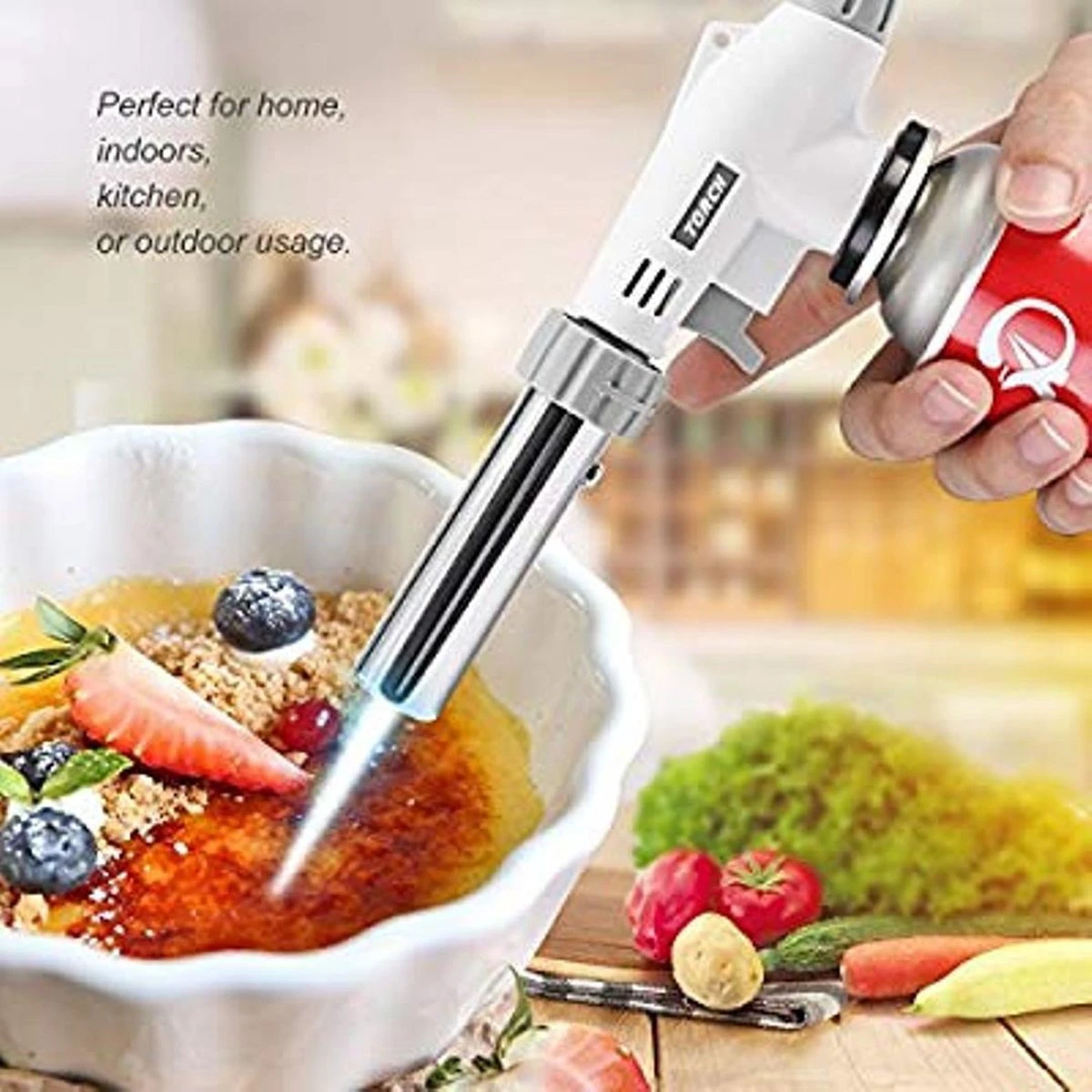 Chefs Torche Multi Gasbrander - Exclusief Gasfles 1 Chefs Torche Multi Gasbrander - Exclusief Gasfles