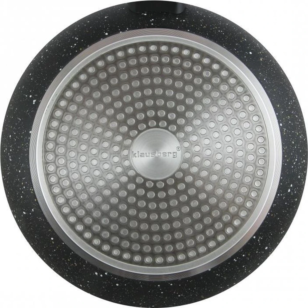 Klausberg 7293 - Wokpan - Ø24 Cm - Marmer/Keramische Coating - Alle Warmtebronnen - Zwart 4 Klausberg 7293 - Wokpan - Ø24 Cm - Marmer/Keramische Coating - Alle Warmtebronnen - Zwart - Afbeelding 4
