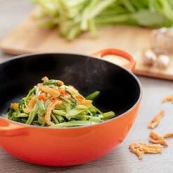 Le Creuset Wokpan / Balti Dish - Mat Zwart - ø 24 Cm / 2.7 Liter - Geëmailleerde Anti-aanbaklaag -Merkloos Winkel 1200x1200 404