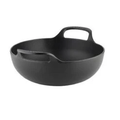 Le Creuset Wokpan / Balti Dish - Mat Zwart - ø 24 Cm / 2.7 Liter - Geëmailleerde Anti-aanbaklaag -Merkloos Winkel 1200x1200 405