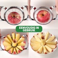 Appelboor - Appelsnijder - RVS - Zilver - Hoogwaardig Roestvrijstaal -Merkloos Winkel 1200x1200 4145