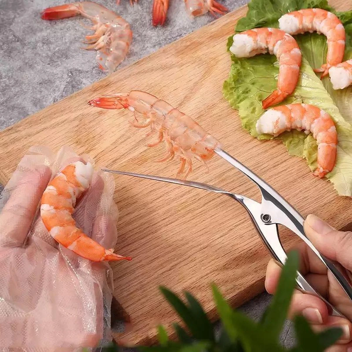 Garnalen Peller - Garnaalpeller - Schaaldieren Peller -Keukengerief -Dunschiller - Proper Maken Van Garnalen - Gamba Tang - Tang Voor Scampi 3 Garnalen Peller - Garnaalpeller - Schaaldieren Peller -Keukengerief -Dunschiller - Proper Maken Van Garnalen - Gamba Tang - Tang Voor Scampi - Afbeelding 3