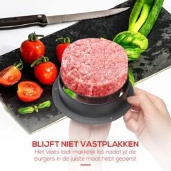 NP Goods - Hamburgerpers 3 In 1 Inclusief 100 Vellen Wax Papier - Hamburger Pers - Burger Press - BBQ Accessoires - Hamburgermaker - Kookgerei -Merkloos Winkel 1200x1200 4287