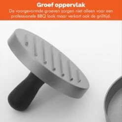 Gastro & Co Hamburgerpers - Inclusief 50 Waxpapiertje - Roestvrij Stalen Hamburger Pers Met Non-stick Zinken Coating Antiaanbaklaag - 11,7 Cm Diameter 13 Gastro & Co Hamburgerpers - Inclusief 50 Waxpapiertje - Roestvrij Stalen Hamburger Pers Met Non-stick Zinken Coating Antiaanbaklaag - 11,7 Cm Diameter -Merkloos Winkel 1200x1200 4308
