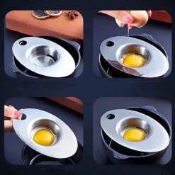 Merkloos Professionele Ei-scheider - Ei Scheiden - Ei Splitser Splitsen - Eiwit - Eigesel - 304 RVS - Zilver - Eierscheider -Merkloos Winkel 1200x1200 4313