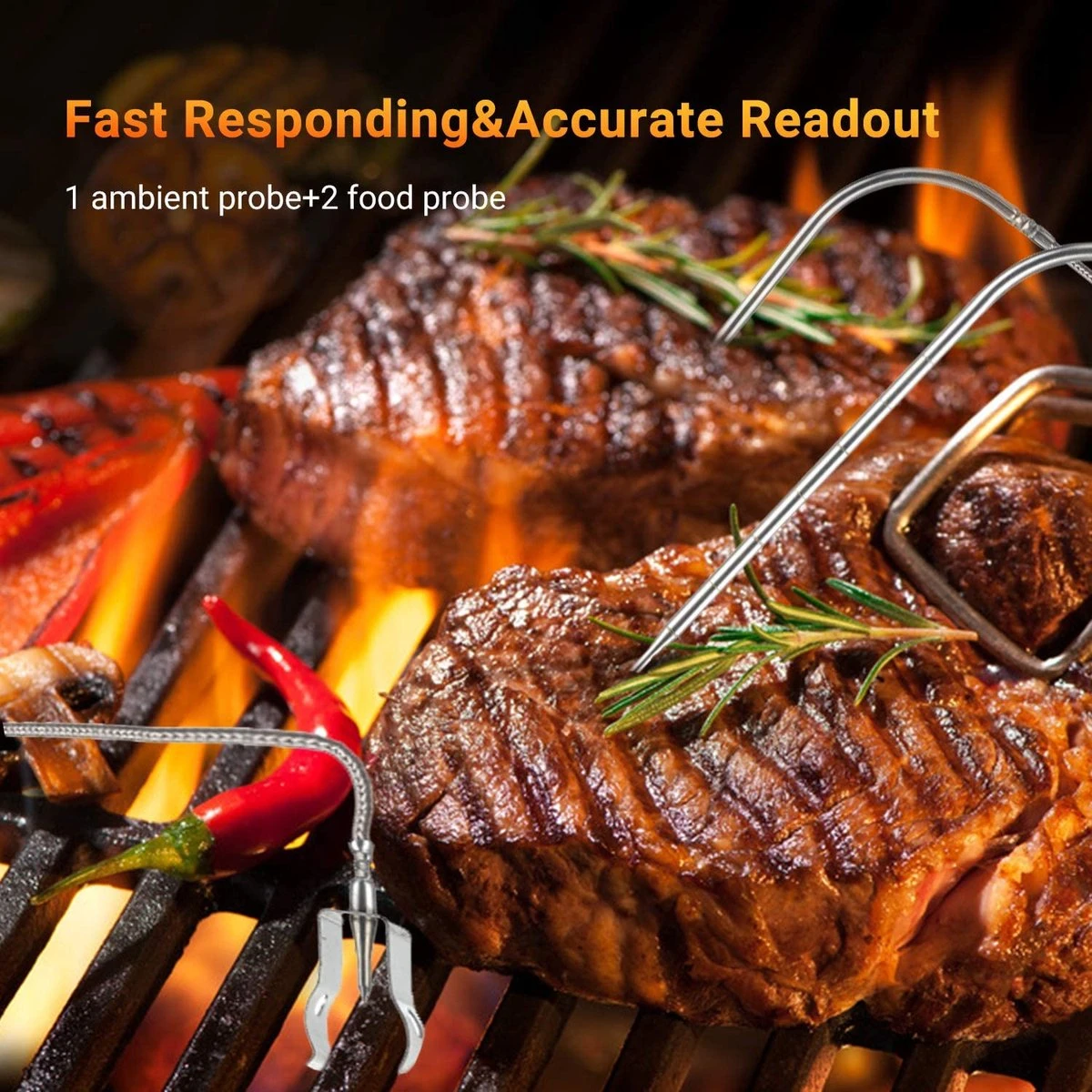 INKBIRD ISC-007BW EU Automatische Voedselthermometer Voor Big Green Egg, Kamado Joe, Meater, Weber, Primo, Vision Grill, Akorn Kamado, Smoker Controller EU 8 INKBIRD ISC-007BW EU Automatische Voedselthermometer Voor Big Green Egg, Kamado Joe, Meater, Weber, Primo, Vision Grill, Akorn Kamado, Smoker Controller EU - Afbeelding 8