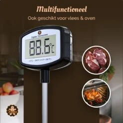 Suikerthermometer Digitaal – Kookthermometer – Vleesthermometer – Kerntemperatuurmeter – Draadloos – Thermometer Ook Geschikt Voor Vlees, BBQ, Oven -Merkloos Winkel 1200x1200 4357