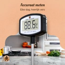 Suikerthermometer Digitaal – Kookthermometer – Vleesthermometer – Kerntemperatuurmeter – Draadloos – Thermometer Ook Geschikt Voor Vlees, BBQ, Oven -Merkloos Winkel 1200x1200 4361