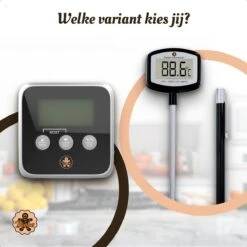 Suikerthermometer Digitaal – Kookthermometer – Vleesthermometer – Kerntemperatuurmeter – Draadloos – Thermometer Ook Geschikt Voor Vlees, BBQ, Oven -Merkloos Winkel 1200x1200 4363