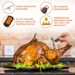 Mancor Voedselthermometer - Keukenthermometer - RVS 10 Mancor Voedselthermometer - Keukenthermometer - RVS -Merkloos Winkel 1200x1200 4376