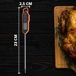 Mancor Voedselthermometer - Keukenthermometer - RVS 14 Mancor Voedselthermometer - Keukenthermometer - RVS -Merkloos Winkel 1200x1200 4380