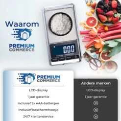 Precisie Weegschaal Keuken Digitaal - 0 01 Tot 500 Gram - Nauwkeurig! 12 Precisie Weegschaal Keuken Digitaal - 0 01 Tot 500 Gram - Nauwkeurig! -Merkloos Winkel 1200x1200 4404