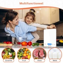 Lekro Digitale Precisie Keukenweegschaal – Weegschaal Keuken - 1gr Tot 15kg – Tarra Functie - Wit -Merkloos Winkel 1200x1200 4450