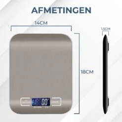 Ease Store Digitale Keuken Weegschaal Precisie – 1gr Tot 6kg – Elektrisch – Inclusief Batterijen – Tarra Functie - RVS 13 Ease Store Digitale Keuken Weegschaal Precisie – 1gr Tot 6kg – Elektrisch – Inclusief Batterijen – Tarra Functie - RVS -Merkloos Winkel 1200x1200 4481