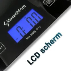 MaxedMore Digitale Precisie Keukenweegschaal - Weegschaal Keuken - Weegschaal - Digitaal - Met Gratis App - Nauwkeurig - Tot 5 Kg -Merkloos Winkel 1200x1200 4495