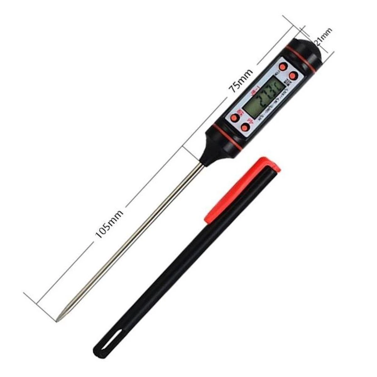 Merkloos Digitale Keukenthermometer - -40 Tot +280 Graden Celcius 5 Merkloos Digitale Keukenthermometer - -40 Tot +280 Graden Celcius - Afbeelding 5