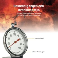 Tool Meister OT4 - Oventhermometer - Keuken/Kook Thermometer - Analoog - 0°C Tot 400°C -Merkloos Winkel 1200x1200 4516