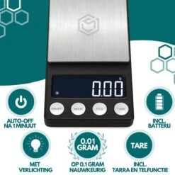 Ease Electronicz Digitale Mini Precisie Keukenweegschaal - 0,01 Tot 200 Gram - 14.2 X 7.5 Cm - Pocket Scale Op Batterij - Weegschaal Keuken 11 Ease Electronicz Digitale Mini Precisie Keukenweegschaal - 0,01 Tot 200 Gram - 14.2 X 7.5 Cm - Pocket Scale Op Batterij - Weegschaal Keuken -Merkloos Winkel 1200x1200 4519