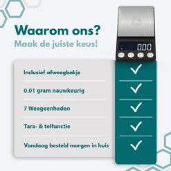Ease Electronicz Digitale Mini Precisie Keukenweegschaal - 0,01 Tot 200 Gram - 14.2 X 7.5 Cm - Pocket Scale Op Batterij - Weegschaal Keuken 14 Ease Electronicz Digitale Mini Precisie Keukenweegschaal - 0,01 Tot 200 Gram - 14.2 X 7.5 Cm - Pocket Scale Op Batterij - Weegschaal Keuken -Merkloos Winkel 1200x1200 4522