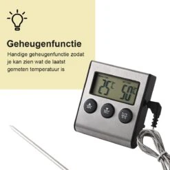 Lynnz® Digitale Thermometer Met Draad - Kernthermometer - Bbq Accesoires - Suikerthermometer - Vleesthermometer - Oventhermometer - Digitaal -Merkloos Winkel 1200x1200 4531