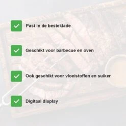 Lynnz® Digitale Thermometer Met Draad - Kernthermometer - Bbq Accesoires - Suikerthermometer - Vleesthermometer - Oventhermometer - Digitaal -Merkloos Winkel 1200x1200 4533