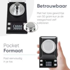 Trendfield Precisie Weegschaal - 0,001 Gr Nauwkeurig - Digitale Keukenweegschaal - Inclusief Batterijen - Zwart -Merkloos Winkel 1200x1200 4601