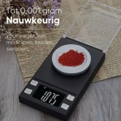 Trendfield Precisie Weegschaal - 0,001 Gr Nauwkeurig - Digitale Keukenweegschaal - Inclusief Batterijen - Zwart -Merkloos Winkel 1200x1200 4602