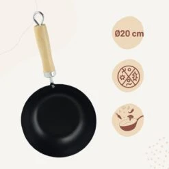 Orange85 Wokpan - Non Stick - Zwart - 20 Cm - Geschikt Voor Gas -Merkloos Winkel 1200x1200 462