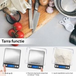 Bangosa® Professionele Digitale Precisie Weegschaal 2kg X 0.1 Gram/2000g - Keuken Weegschaal - Zakweegschaal -Merkloos Winkel 1200x1200 4701