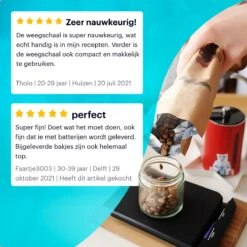 SOEM® Keukenweegschaal Digitaal Met Kom En Witte Maatlepel Set – Kleine Precisie Weegschaal 0.1 Gram – Tiny House Weegschaal – RVS Weegschaal – Tarra Functie -Merkloos Winkel 1200x1200 4711