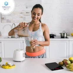 ViveGrace HOME® Digitale Precisie Keukenweegschaal - Met Tarra Functie - Gehard Glas - Incl Batterijen - Zwart -Merkloos Winkel 1200x1200 4745