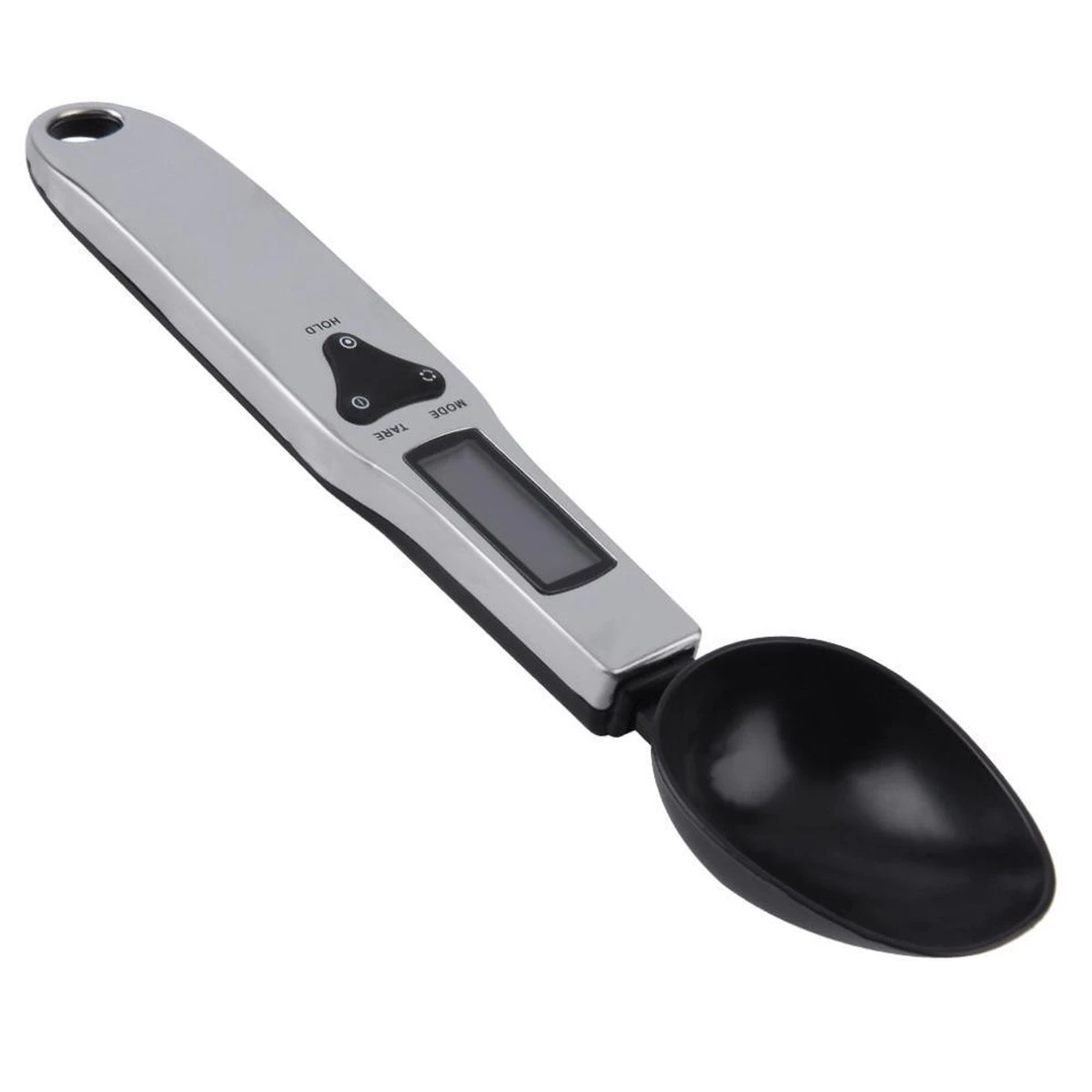 Merkloos Digitale Lepelweegschaal - Tot 500 Gram - RVS 4 Merkloos Digitale Lepelweegschaal - Tot 500 Gram - RVS - Afbeelding 4