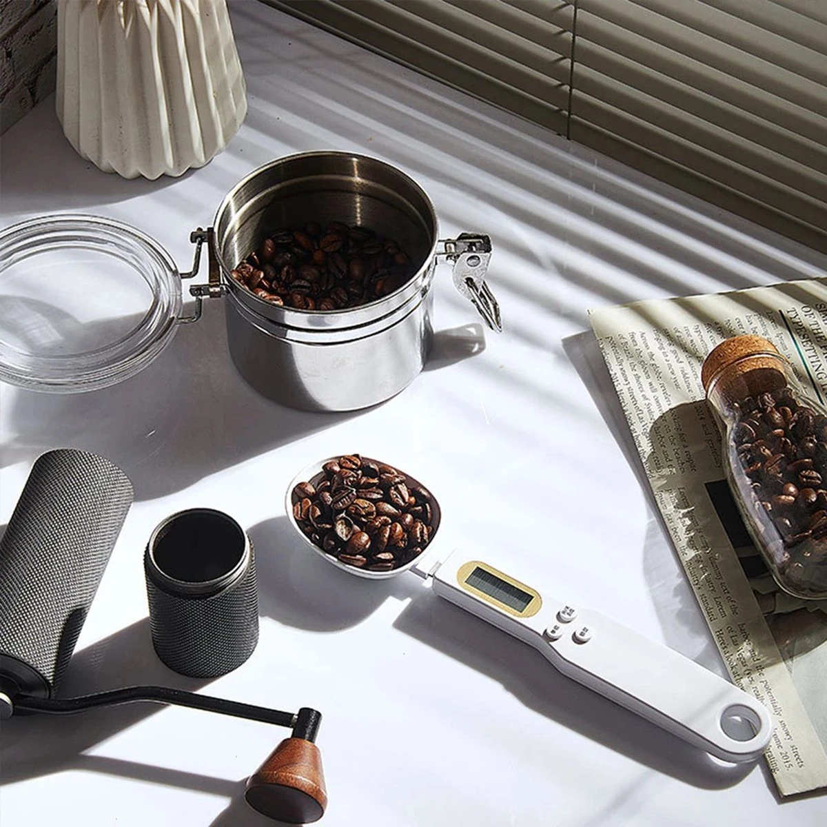 Merkloos Digitale Lepelweegschaal - Wit - Wegen - Supplementen Weegschaal - Weeglepel - Maatlepel - Lepelweegschaal - Lepelweger - Keukenweegschaal - Elektronische Nauwkeurige Weeglepel - Weegschaal - Digitale Maatlepel - Mealprep Weegschaal - MET BATTERIJ! 2 Merkloos Digitale Lepelweegschaal - Wit - Wegen - Supplementen Weegschaal - Weeglepel - Maatlepel - Lepelweegschaal - Lepelweger - Keukenweegschaal - Elektronische Nauwkeurige Weeglepel - Weegschaal - Digitale Maatlepel - Mealprep Weegschaal - MET BATTERIJ! - Afbeelding 2