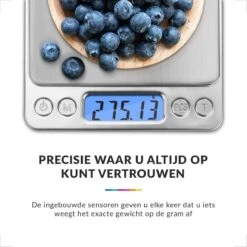 Keukenweegschaal Digitaal Met Kom - Precisie Weegschaal RVS - 500g X 0.01g -Merkloos Winkel 1200x1200 4828