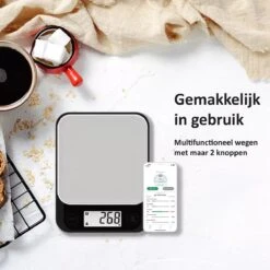 Keukenweegschaal Digitaal - Precisie Keuken Weegschaal - Tot 5 KG -Merkloos Winkel 1200x1200 4836